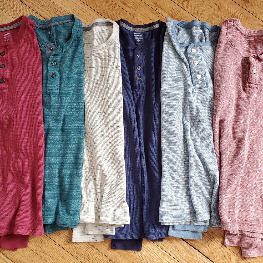 Bundle of 6 men's S henleys